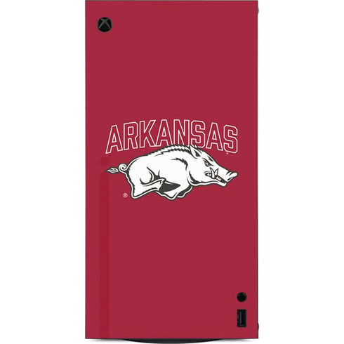 University of Arkansas-Fayetteville Razorbacks Logo XBox Series X Digital Edition Console Skin